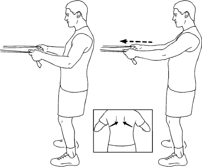 Band cheap rowing exercise